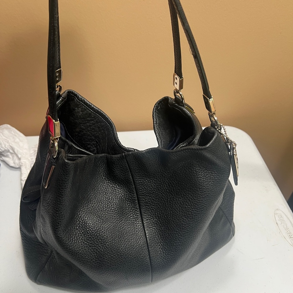 Elegant Black Leather Women's Bag